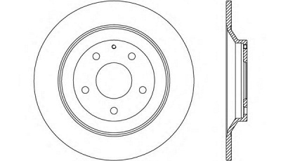 OPEN PARTS bdr270510 -  Тормозной диск